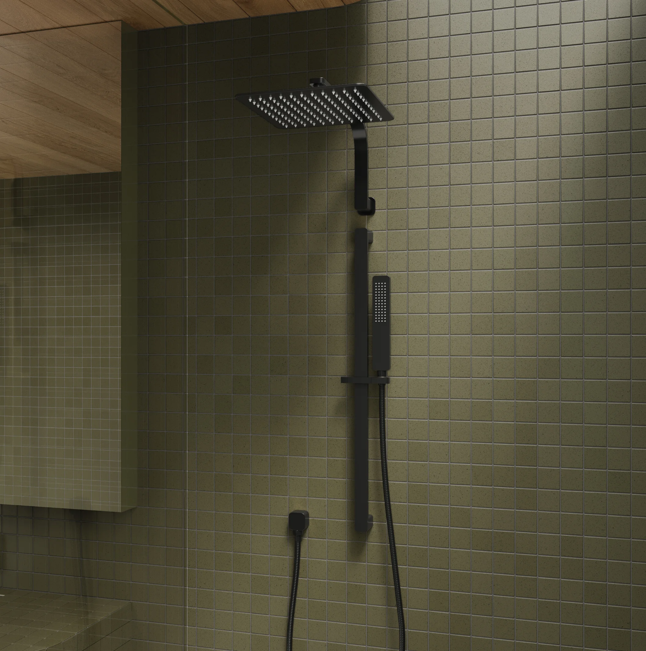 Shower Close Up NESSO Shower Set MB